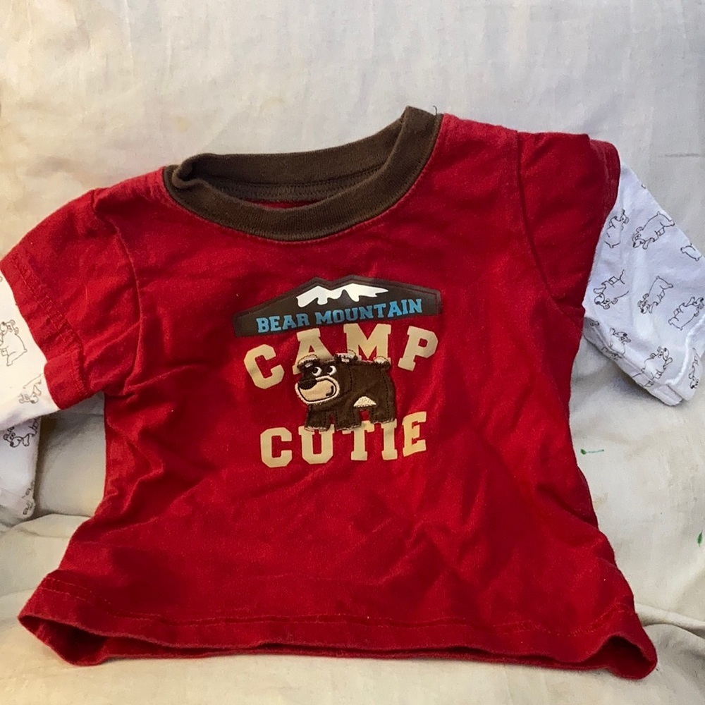 FINAL MARKDOWN Child of mine camp cutie tee 6-9 months